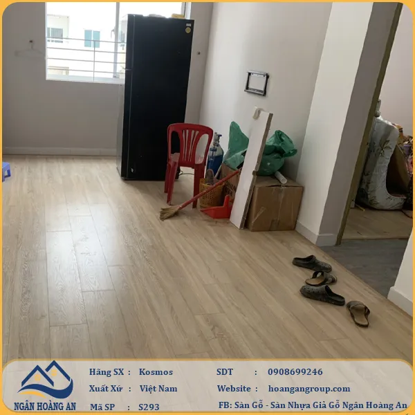 Sàn Gỗ Công Nghiệp KosMos Dày 8mm S293