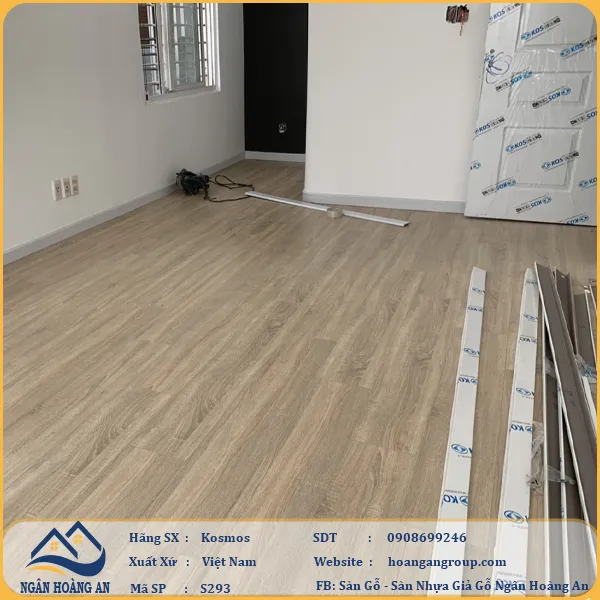 Sàn Gỗ Công Nghiệp KosMos Dày 8mm S293