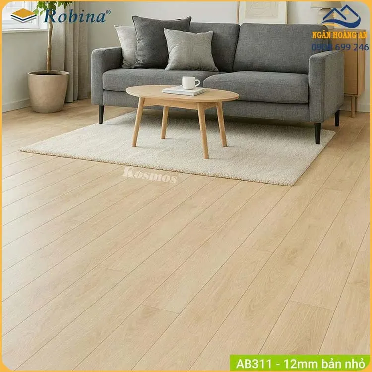 Sàn Gỗ Công Nghiệp Robina AB311 Dày 12mm Bản Nhỏ