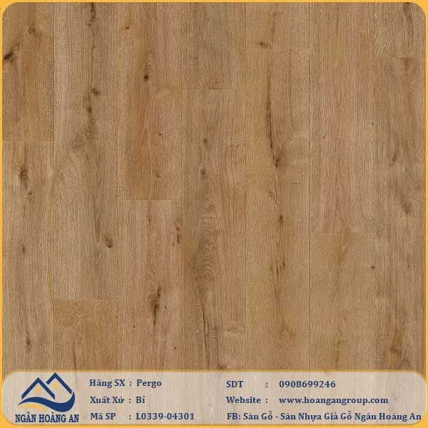 Sàn Gỗ Công Nghiệp Pergo Modern Plank 9mm 04301