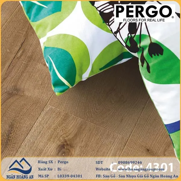 Sàn Gỗ Công Nghiệp Pergo Modern Plank 9mm 04301