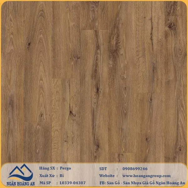 Sàn Gỗ Công Nghiệp Pergo Modern Plank 9mm 04307
