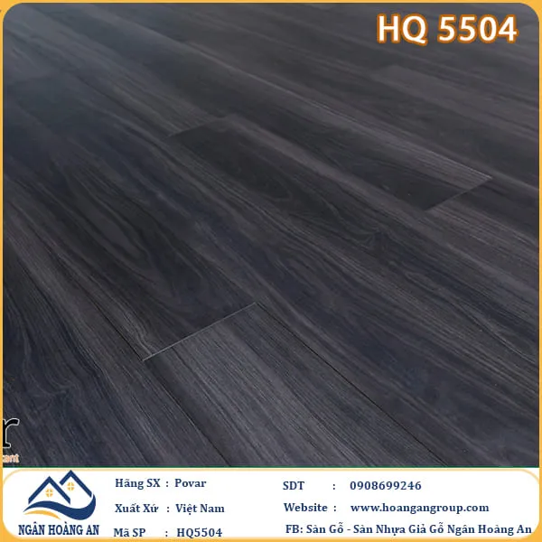 Sàn Gỗ Povar Cốt Xanh HQ5504 Dày 8mm
