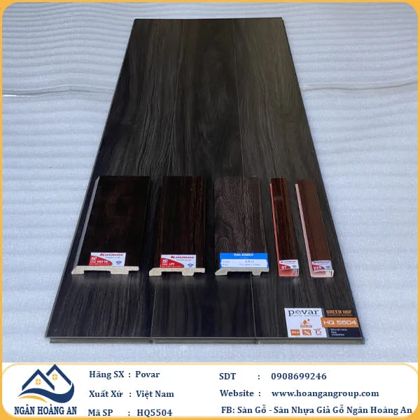 Sàn Gỗ Povar Cốt Xanh HQ5504 Dày 8mm