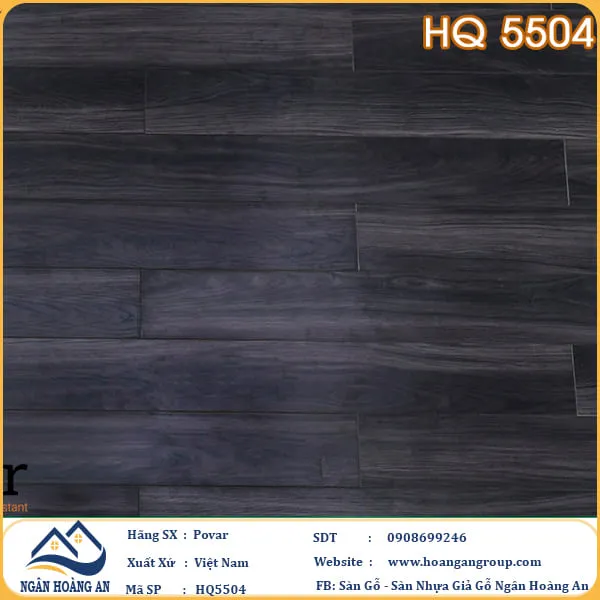 Sàn Gỗ Povar Cốt Xanh HQ5504 Dày 8mm
