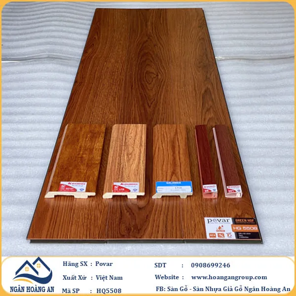 Sàn Gỗ Công Nghiệp Povar HQ5508 Dày 8mm