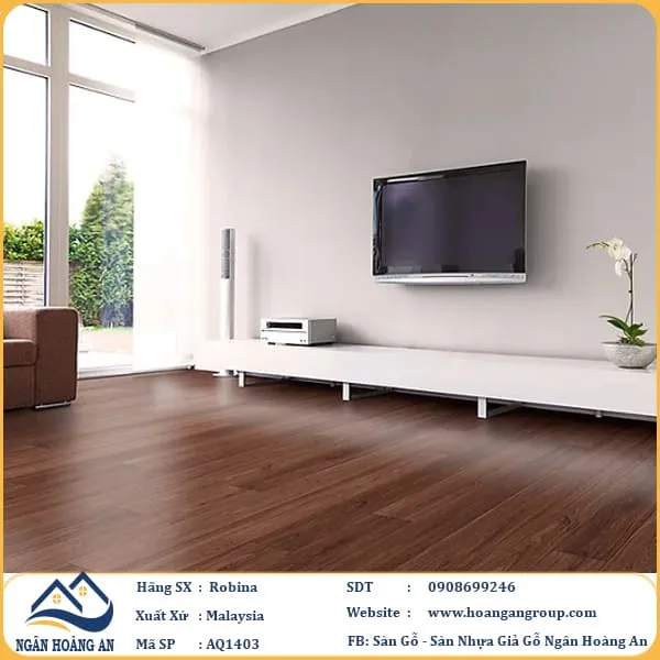 Sàn Gỗ Công Nghiệp Robina Aqua 8mm AQ1403