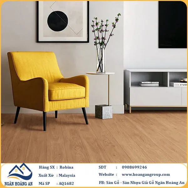 Sàn Gỗ Công Nghiệp Robina Aqua 8mm AQ1682