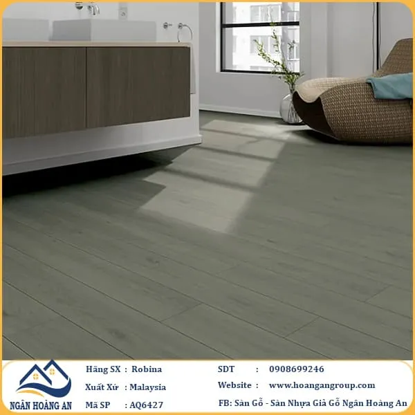 Sàn Gỗ Công Nghiệp Robina Aqua 8mm AQ6427