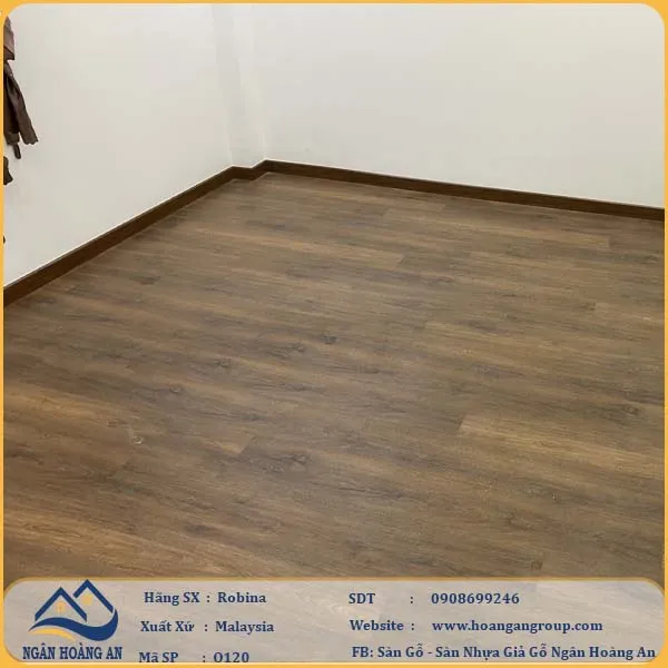 Sàn Gỗ Công Nghiệp Robina O120 8mm Bản Lớn