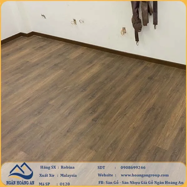 Sàn Gỗ Công Nghiệp Robina O120 8mm Bản Lớn