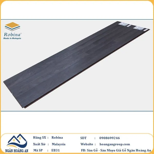 Sàn Gỗ Công Nghiệp Robina EB31 8mm Bản Lớn