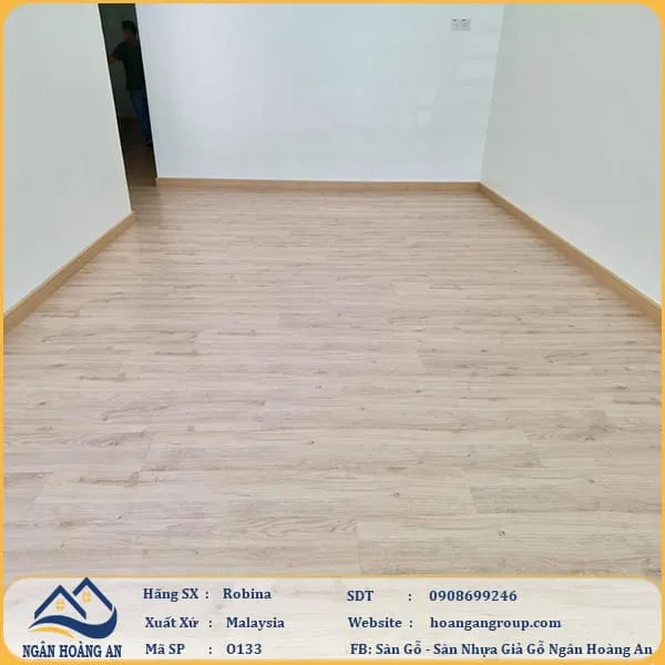 Sàn Gỗ Công Nghiệp Robina O133 12mm Bản Nhỏ
