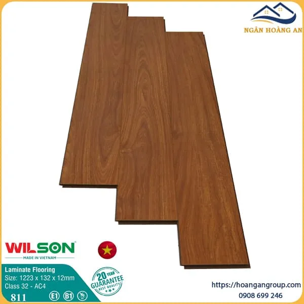 Sàn Gỗ Công Nghiệp Wilson 811 12mm