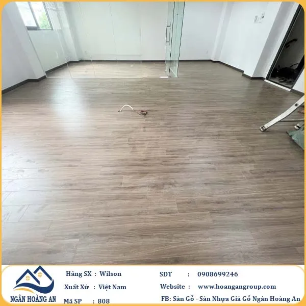 Sàn Gỗ Công Nghiệp Wilson 808 12mm