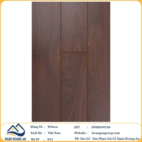 Sàn Gỗ Công Nghiệp Wilson 813 12mm