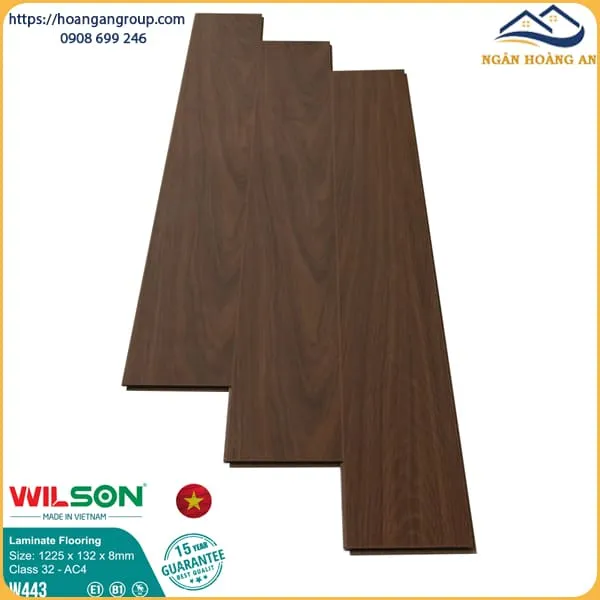 Sàn Gỗ Công Nghiệp Wilson W443 8mm