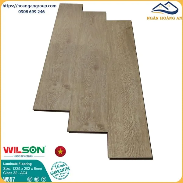 Sàn Gỗ Công Nghiệp Wilson W557 8mm