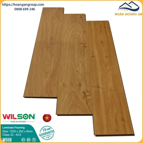 Sàn Gỗ Công Nghiệp Wilson W558 8mm