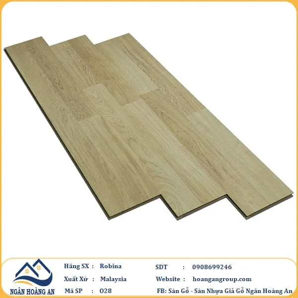 Sàn Gỗ Công Nghiệp Robina O28 8mm Bản Lớn