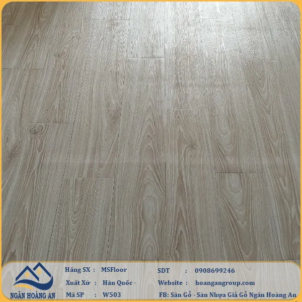 Sàn Nhựa Giả Gỗ Bóc Dán MsFloor W503