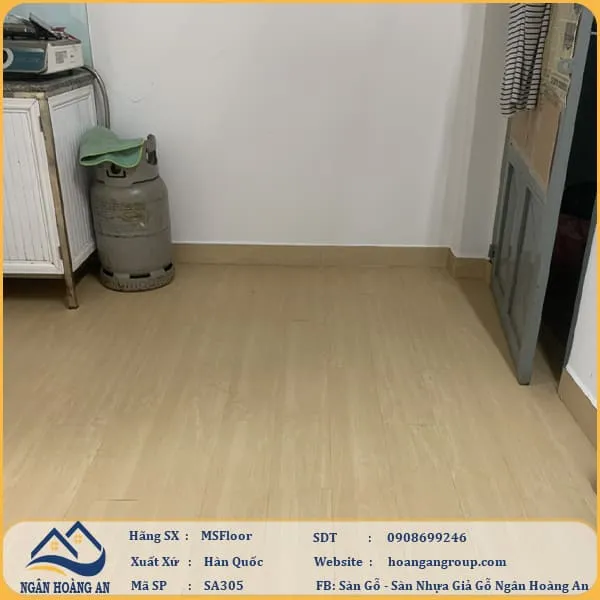 Sàn Nhựa Giả Gỗ Tự Dán MsFloor 2mm SA305