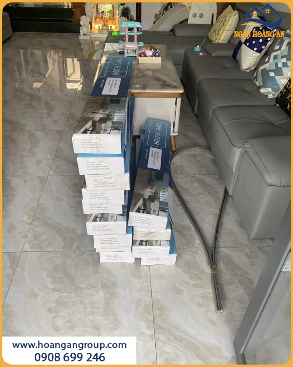 Sàn Nhựa Giả Gỗ Dán Keo 3mm Vinyl Floor W302