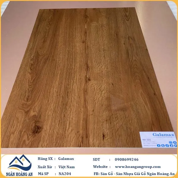 Sàn Nhựa Dán Keo Galamax 2mm NA204