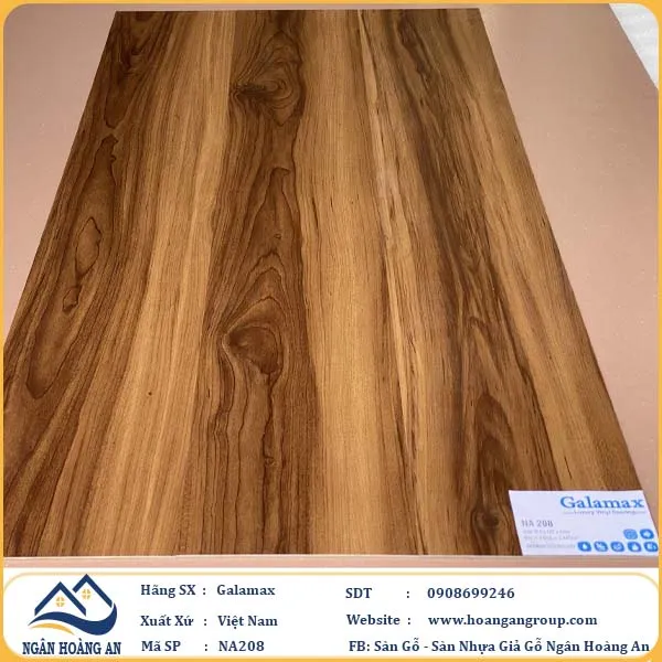 Sàn Nhựa Dán Keo Galamax 2mm NA208