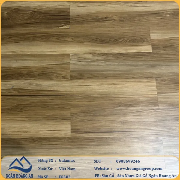 Sàn Nhựa Dán Keo Galamax 3mm FO302