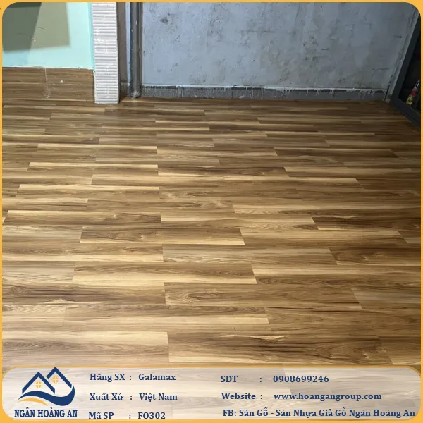 Sàn Nhựa Dán Keo Galamax 3mm FO302