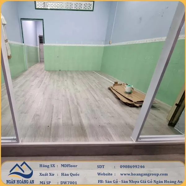 Sàn Nhựa Giả Gỗ Dán Keo MsFloor DW7001