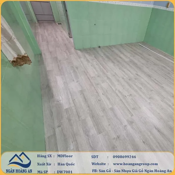 Sàn Nhựa Giả Gỗ Dán Keo MsFloor DW7001