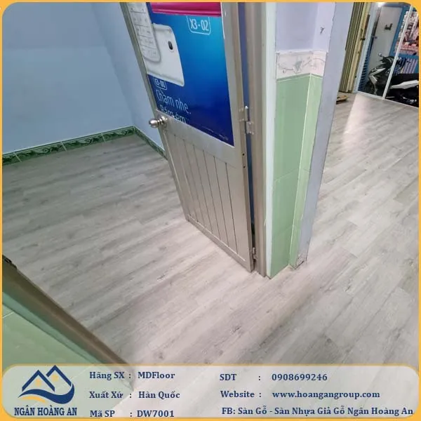 Sàn Nhựa Giả Gỗ Dán Keo MsFloor DW7001