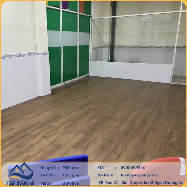 Sàn Nhựa Giả Gỗ Dán Keo MsFloor DW7006
