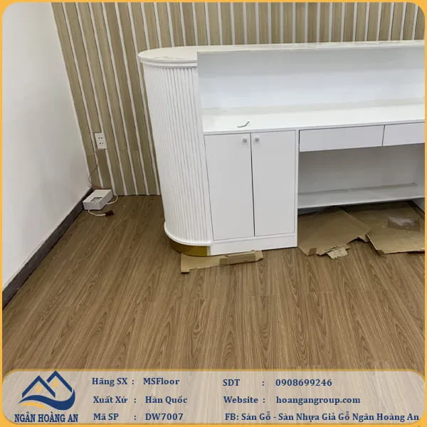 Sàn Nhựa Giả Gỗ Dán Keo MsFloor DW7007