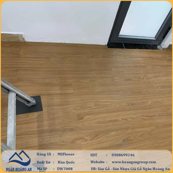 Sàn Nhựa Giả Gỗ Dán Keo MsFloor DW7008