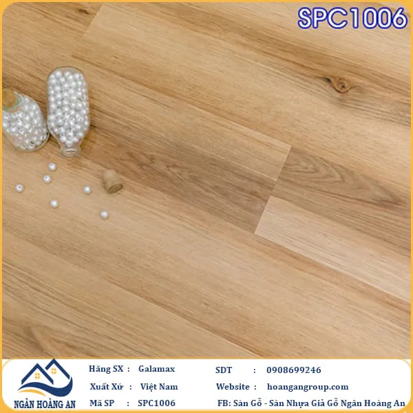 Sàn Nhựa Hèm Khóa Galamax SPC1006