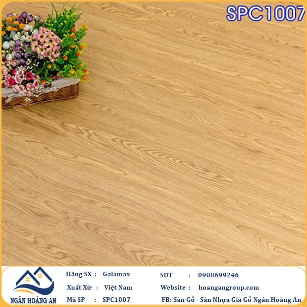 Sàn Nhựa Hèm Khóa Galamax SPC1007