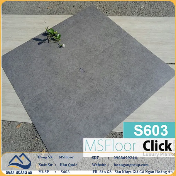 Sàn Nhựa Giả Bê Tông Hàn Quốc MsFloor S603