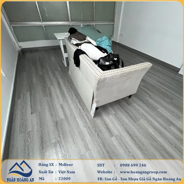 Sàn Nhựa Giả Gỗ Dán Keo MsFloor 22009 Dày 2mm