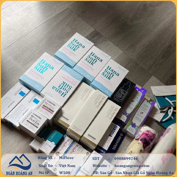 Sàn Nhựa Giả Gỗ Bóc Dán MsFloor W508