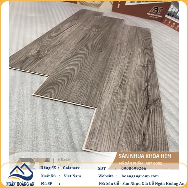 Sàn Nhựa Hèm Khoá ABT6002 4mm