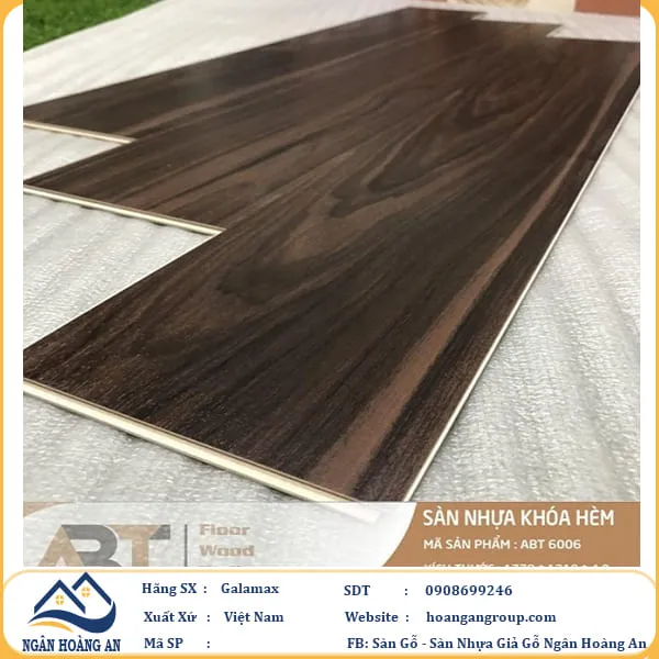 Sàn Nhựa Hèm Khoá ABT6006 4mm
