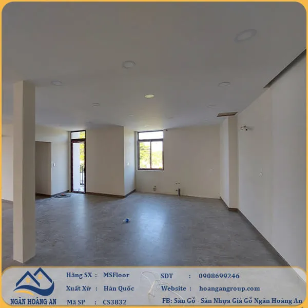 Sàn Nhựa Hèm Khoá Giả Đá MSFloor CS3832