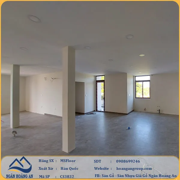 Sàn Nhựa Hèm Khoá Giả Đá MSFloor CS3832
