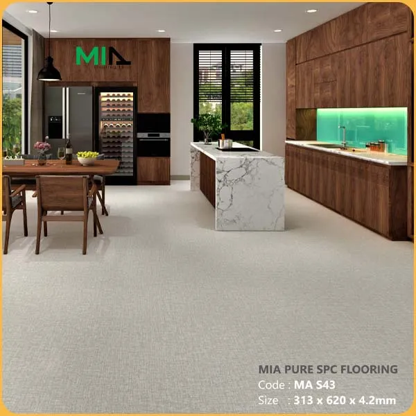 Sàn Nhựa Hèm Khóa MIA Giả Vân Thảm MA S43 Dày 4.2mm