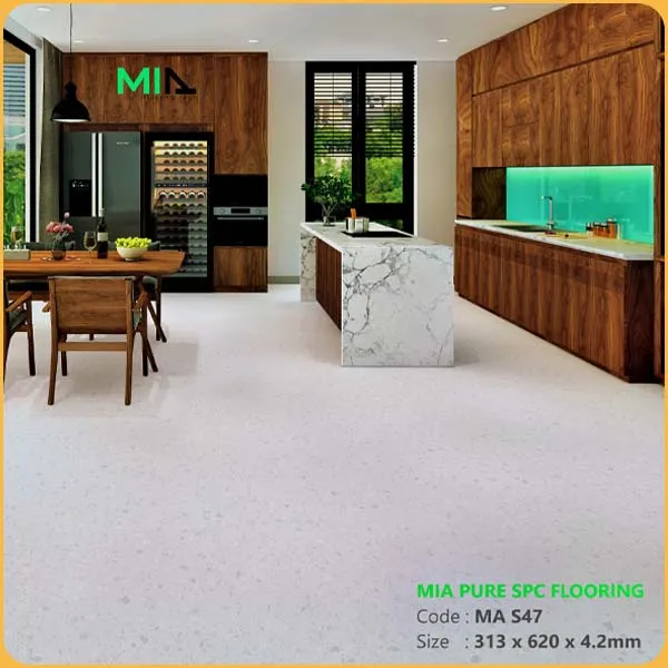 Sàn Nhựa Hèm Khóa MIA Giả Vân Đá MA S47 Dày 4.2mm