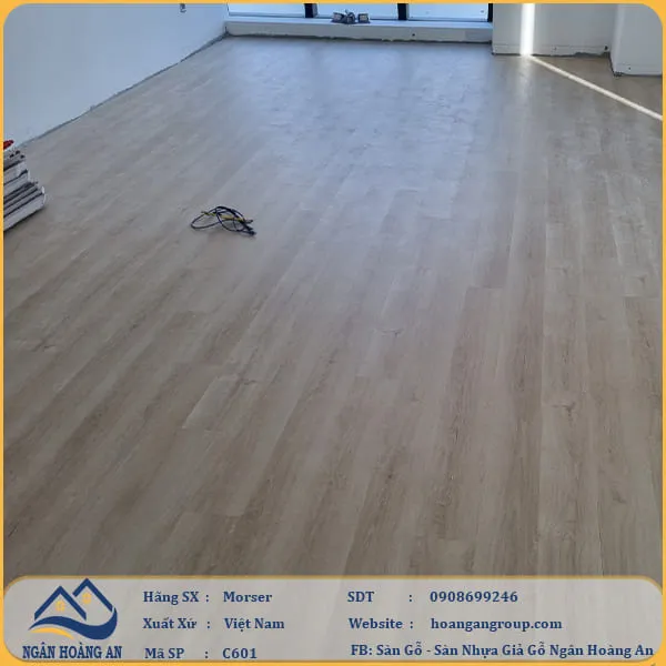 Sàn Nhựa Giả Gỗ Hèm Khóa Morser 6mm C601