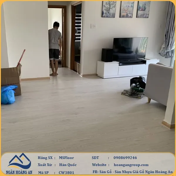 Sàn Nhựa Hèm Khoá MSFloor CW3801 4mm
